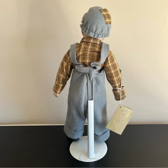 Dream Dolls Porcelain Boy Doll Hand Painted 15 Inch Vintage - Picture 3 of 12